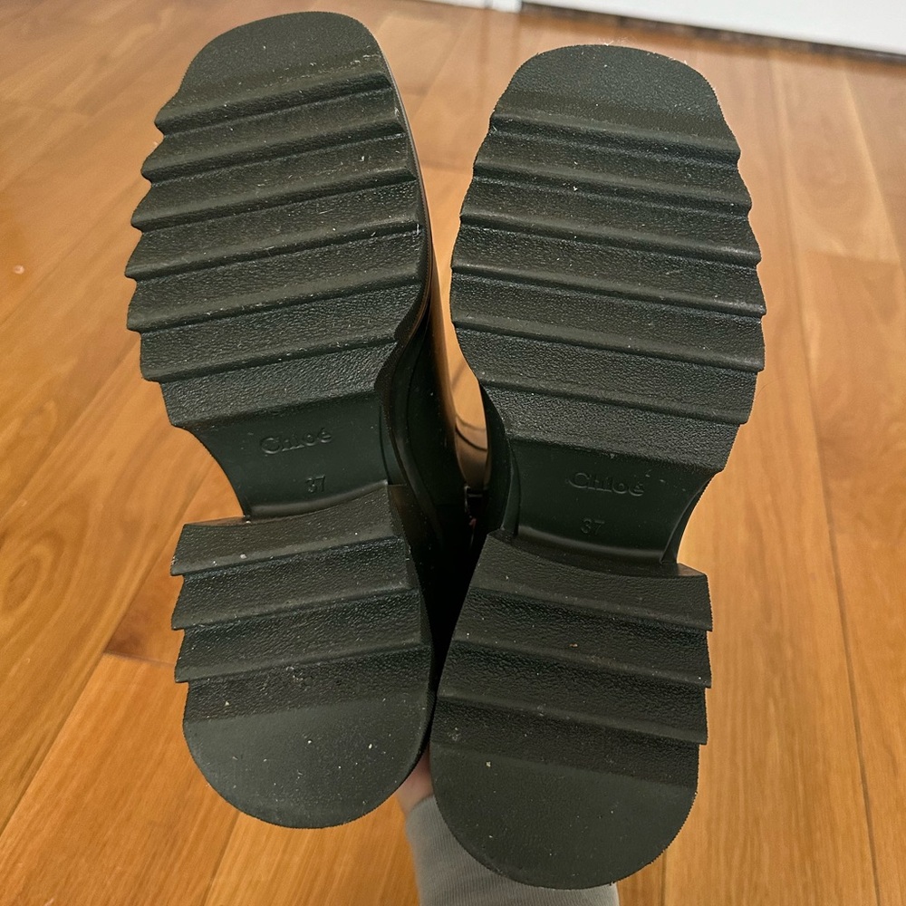 Chloe Betty PVC Lug Sole Rain Boots - Picture 6 of 7